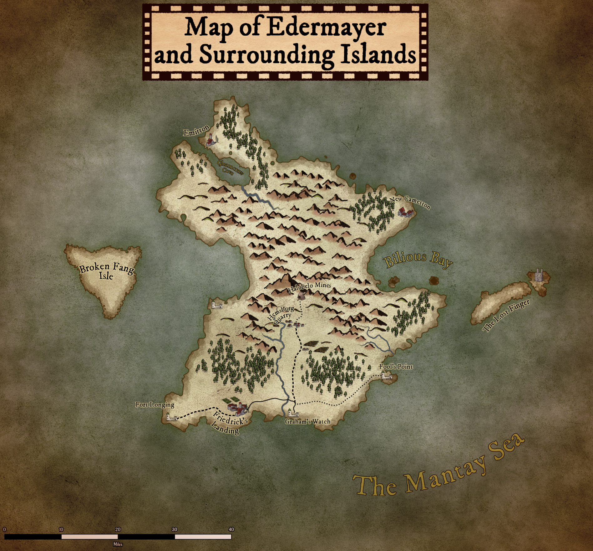 Map of Edermayer